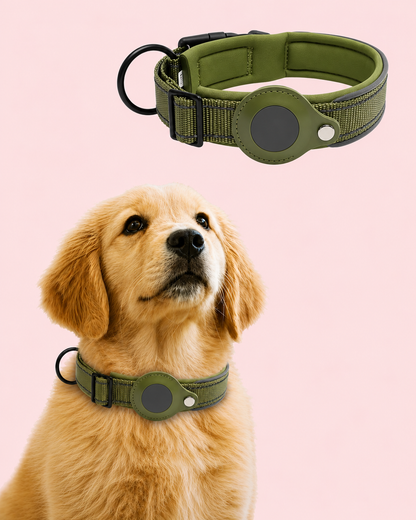 Reflective Dog Collar Compatible with AirTag