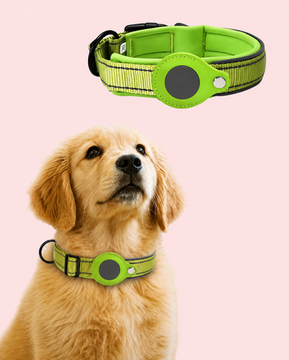 Reflective Dog Collar Compatible with AirTag