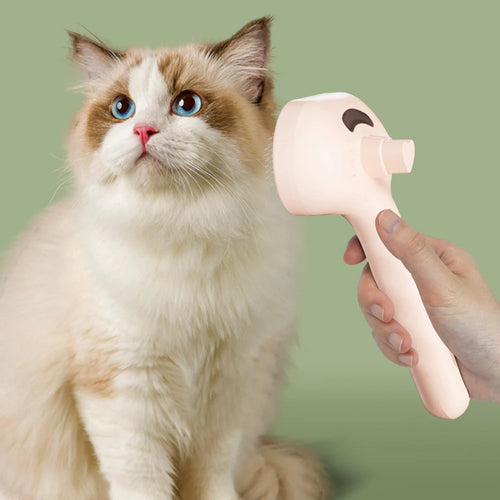 Steam Spray Dog/Cat Grooming Brush
